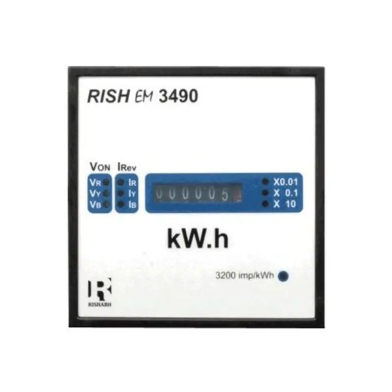 Rishabh Em 3490 – Basic Ac Energy Meter For Residential & Commercial Use 1