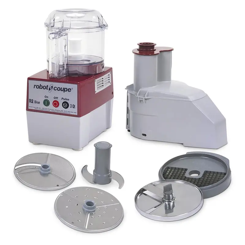 Robot Coupe R2 Dice Commercial Food Processor – 3-Quart Bowl, Precision Dicing Function 1