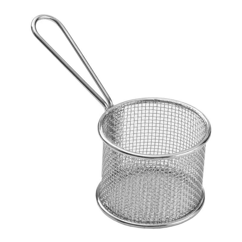 Round Tabletop Fry Basket – 3.75-Inch Diameter 1