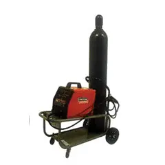 Saf-T-Cart 339-Mm-8 Industrial Cylinder Cart – 8-Inch Polyolefin Wheels, 9.5" Diameter 1