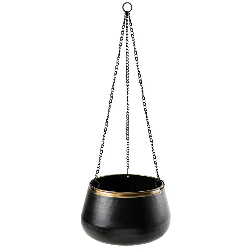 Sahara Sunset Large Hanging Metal Pot For Vertical Gardens 1