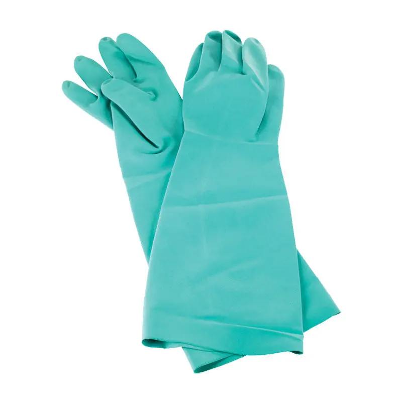 San Jamar 19Nu-M Nitrile Dish Gloves – Medium Size, 2-Piece Set 1