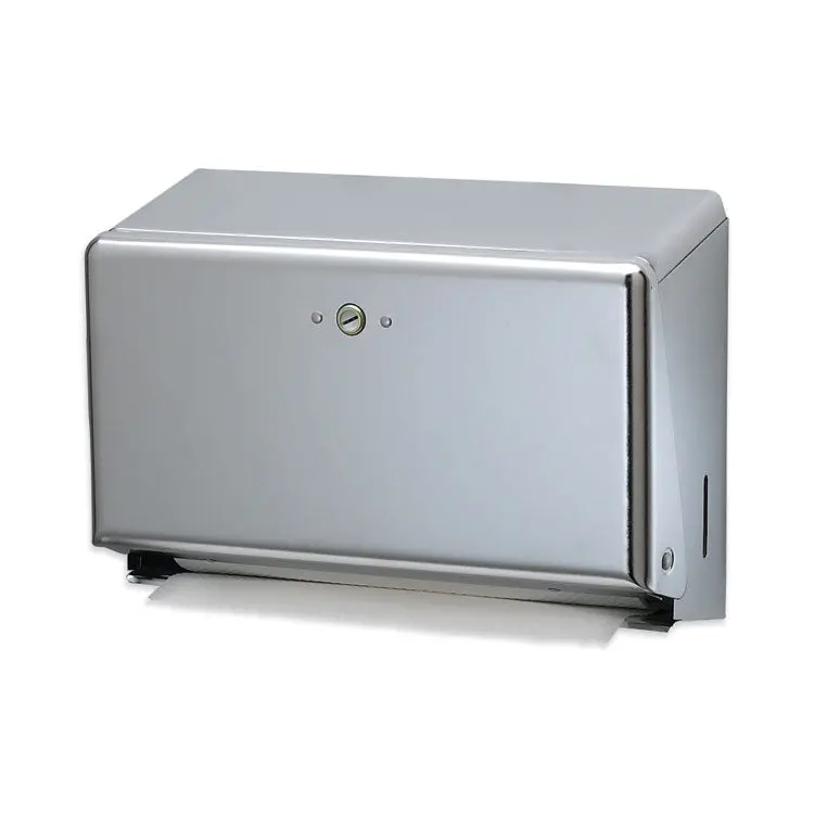 San Jamar Compact Towel Dispenser – Mini C-Fold & Multifold Compatible (T1950Xc) 1