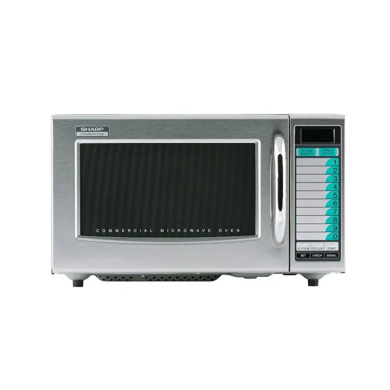 Sharp R-21Lvf Medium-Duty Commercial Microwave – 120V, High-Performance 1