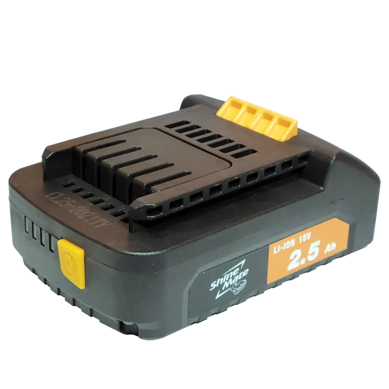 Shinemate 18V Li-Ion 2.5Ah Replacement Battery For Cordless Polishers 1