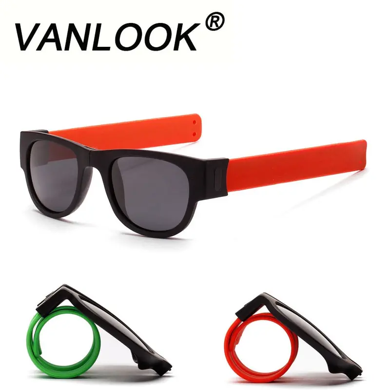 Slap-On Wristband Sunglasses – Foldable Polarized Sun Shades For Men & Women 1