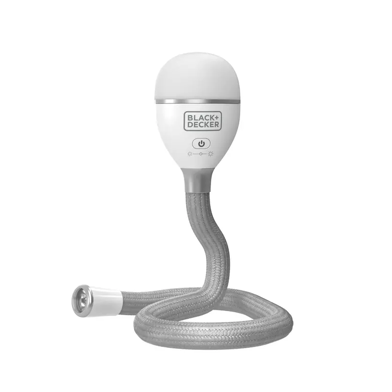 Snakelight 2-In-1 Rechargeable Flexible Gooseneck Work Light 1