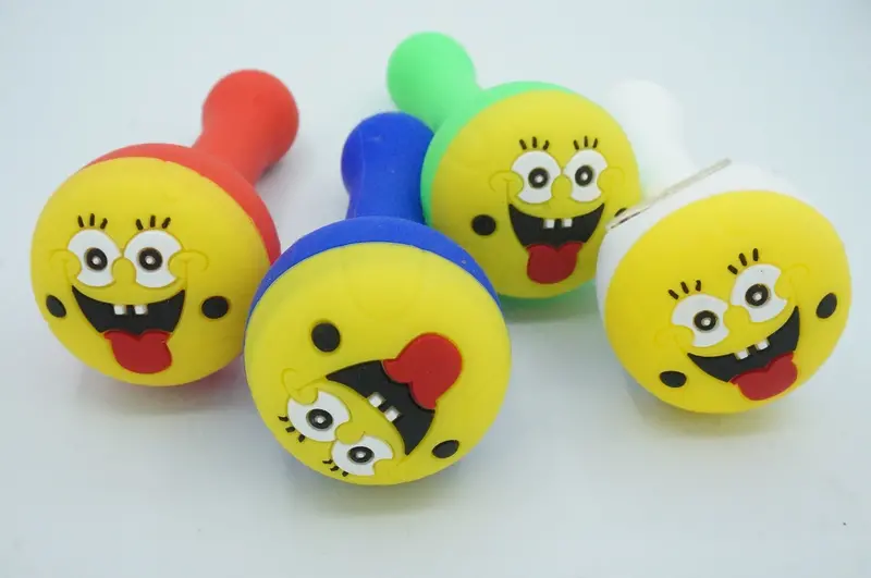 Spongebob Squarepants Circle Pants Silicone Pipe 3