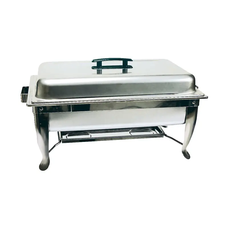 Stainless Steel Chafer With Folding Stand – 8-Quart Capacity 1
