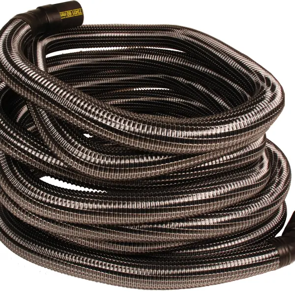 Standard Flexible Vacuum Hose With Angled End Couplers – Durable Reinforced Design 1