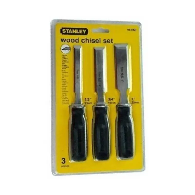 Stanley 3-Piece Wood Chisel Kit (Model 16-089) 1