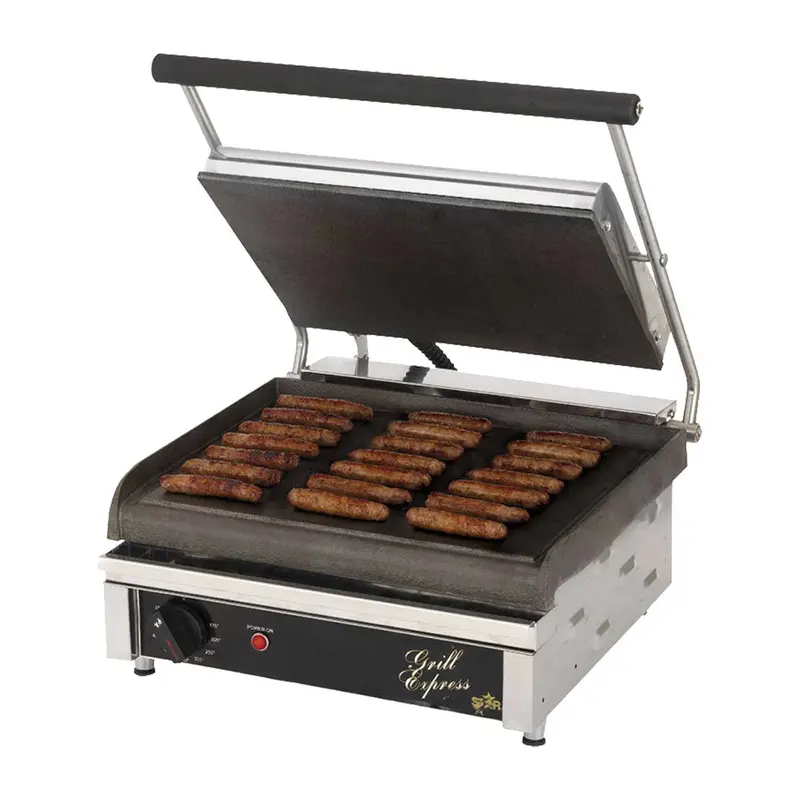 Star Gx14Is 14-Inch Smooth-Surface Sandwich Grill – 120V 1