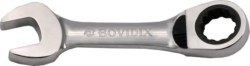 Stubby Reversible Ratchet Combination Wrench — Metric 1