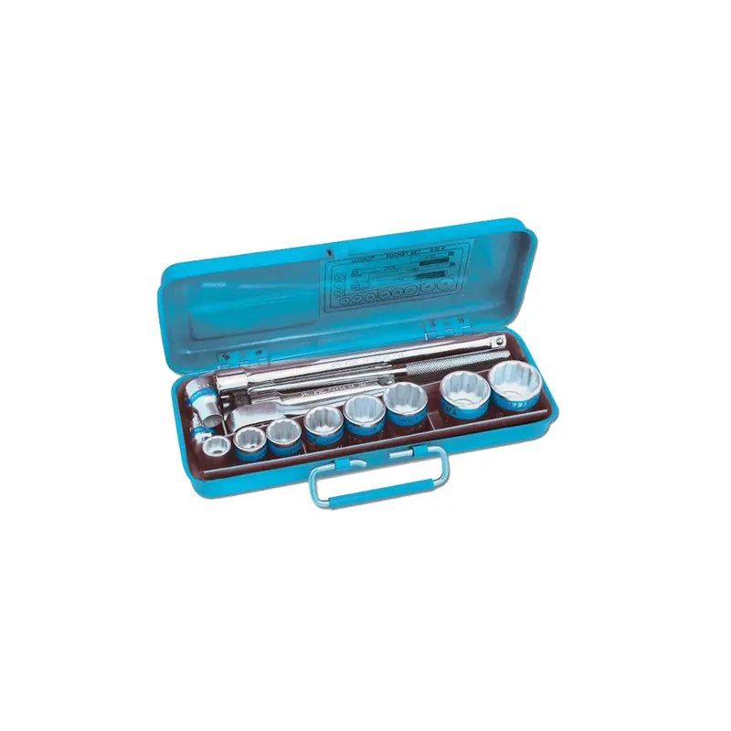 Taparia 1/2″ Drive Bihexagonal Socket Set – Enhanced Grip Design 1