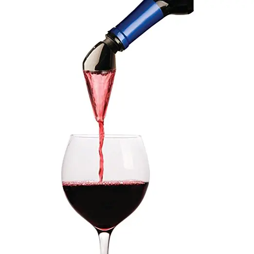 Taylor W6127 Black Houdini Wine Aerator Pourer – Enhances Flavor & Aroma Instantly 1
