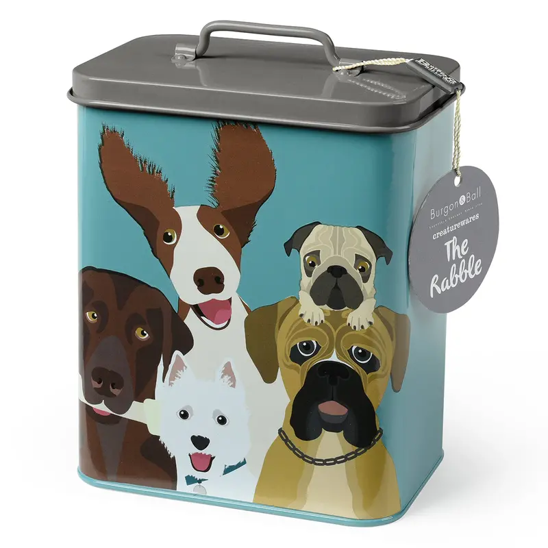 "The Rabble" Collectible Dog-Themed Tin 1