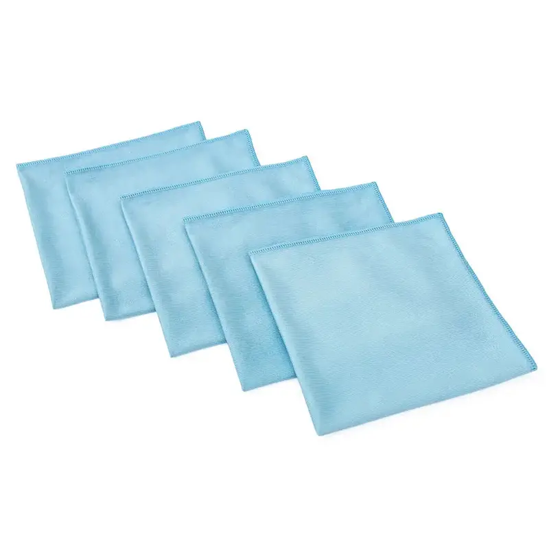 The Rag Company Premium Glass & Window Towel Pack – 5-Pack Microfiber Towels For Streak-Free Finishes 1