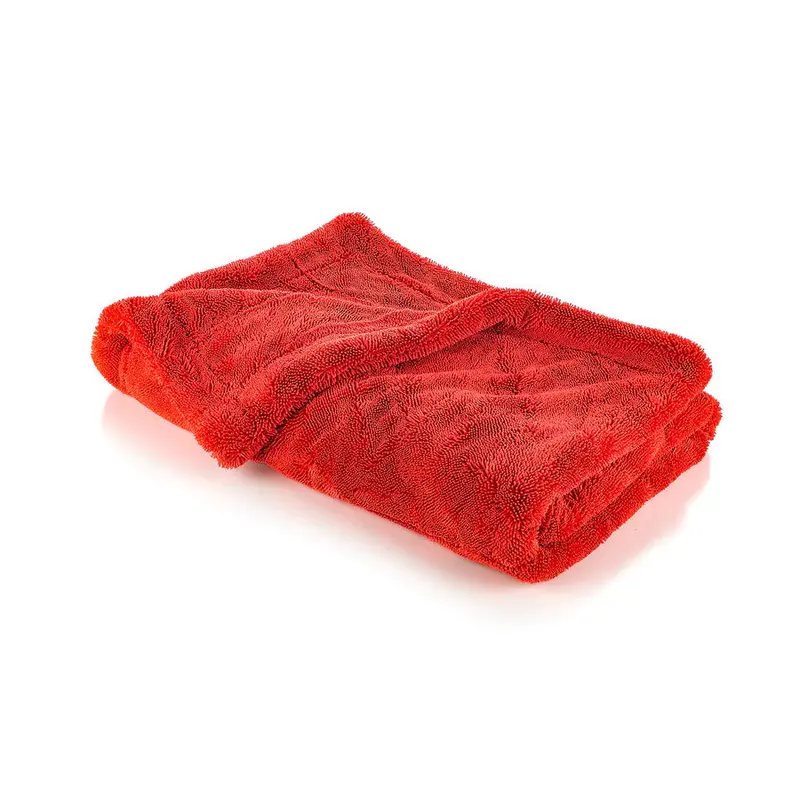 The Rag Company The 1500 Microfiber Towel – 30×30 Inch Red Super-Absorbent Cloth 1