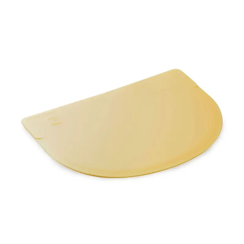 Thermohauser 3000237133 4-3/4" X 3-5/8" Stainless Dough Scraper & Bowl Scraper 1