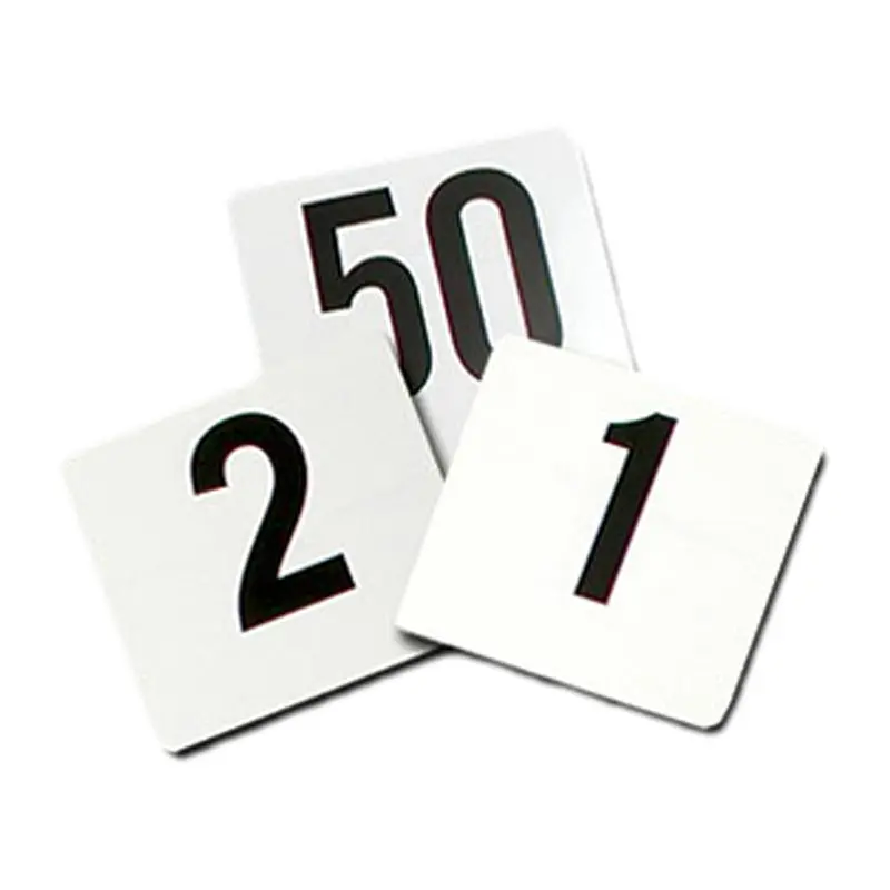 Thunder Group Pltn4050 Set Of 50 Table Number Cards – 4 In X 4 In 1