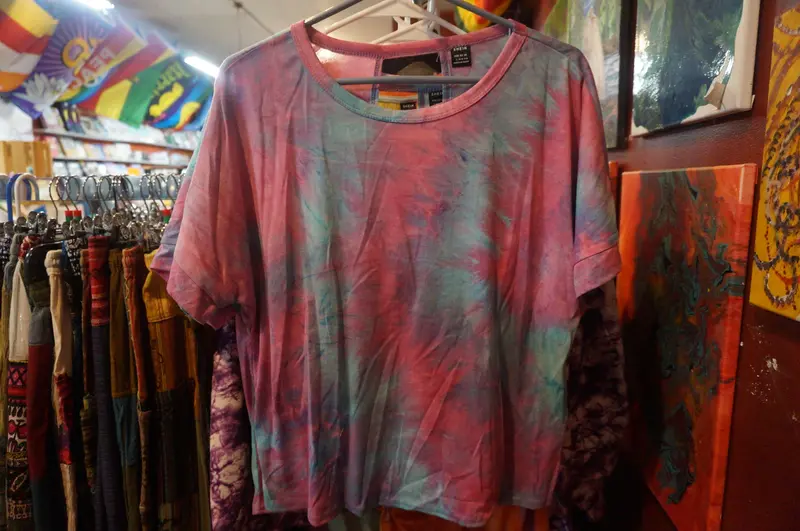 Tie-Dye Knit Blouse | Hand-Dyed Casual Top 1