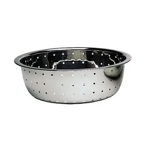 Traditional Chinese-Style Perforated Colander With Extra-Large Drainage Holes – 11.875 Inches 1