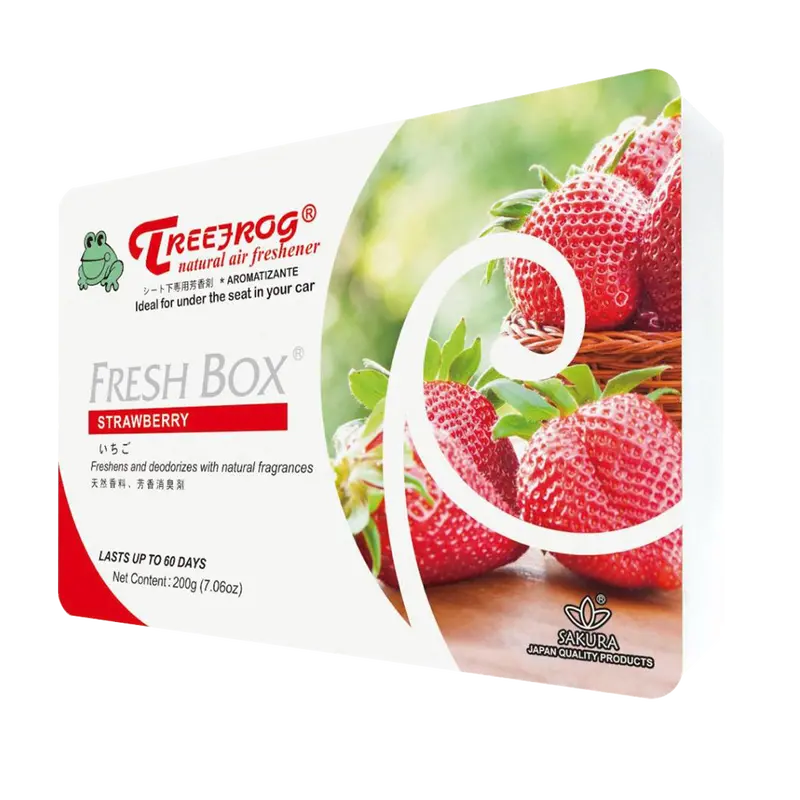 Treefrog Fresh Box Air Freshener – Strawberry Scent 1