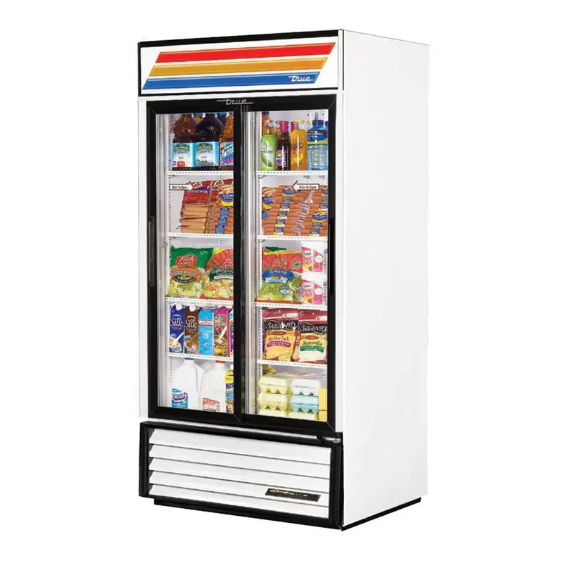 True Gdm-33-Hc-Ld Dual-Zone Refrigerated Merchandiser With Sliding Glass Doors 1