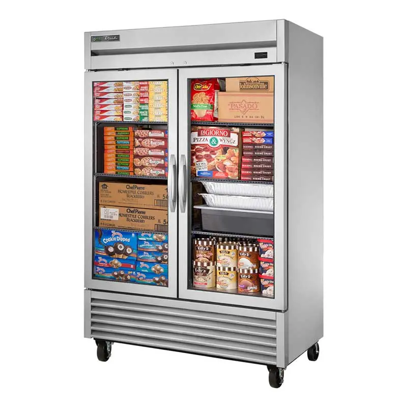 True T-49Fg-Hcfgd01 Two-Section Glass-Door Reach-In Freezer 1
