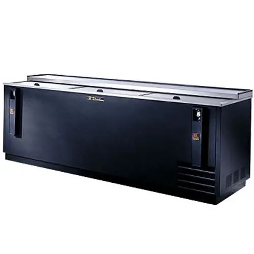 True Td-95-38-Hc Horizontal Bottle Cooler — Triple-Door, 95.375-Inch Width, Black Finish 1