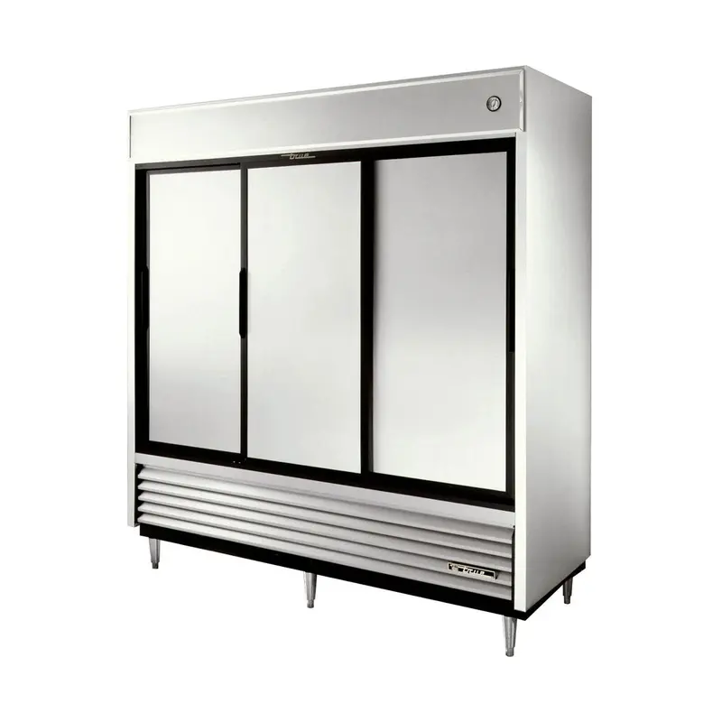 True Tsd-69 Solid Sliding-Door Refrigerator — Triple-Section Model 1