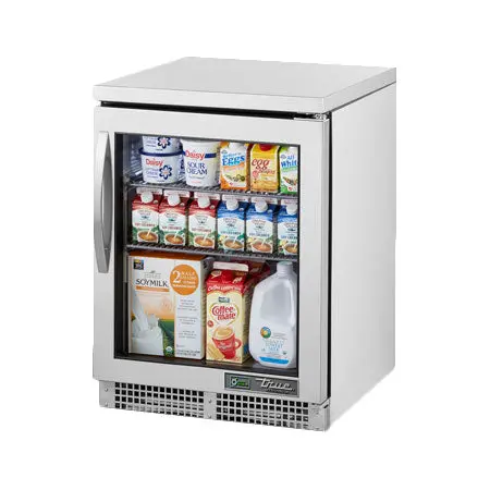 True Tuc-24G-Hc~Fgd01 Single-Section Undercounter Glass-Chill Refrigerator 1