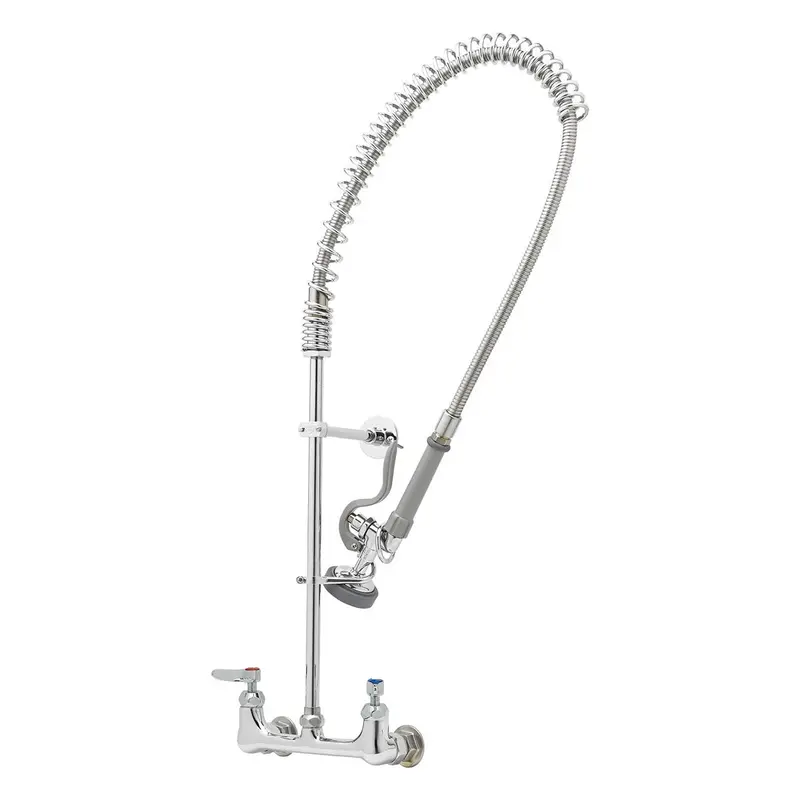 T&S Brass B-0133-Cr-B Wall-Mount Pre-Rinse Unit – Easyinstall Commercial Fixture 1