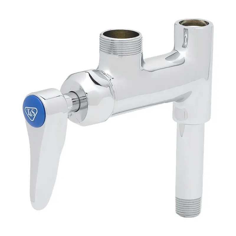 T&S Brass B-0155-Cr-Ln Nozzle-Free Add-On Faucet With Ceramic Cartridge 1