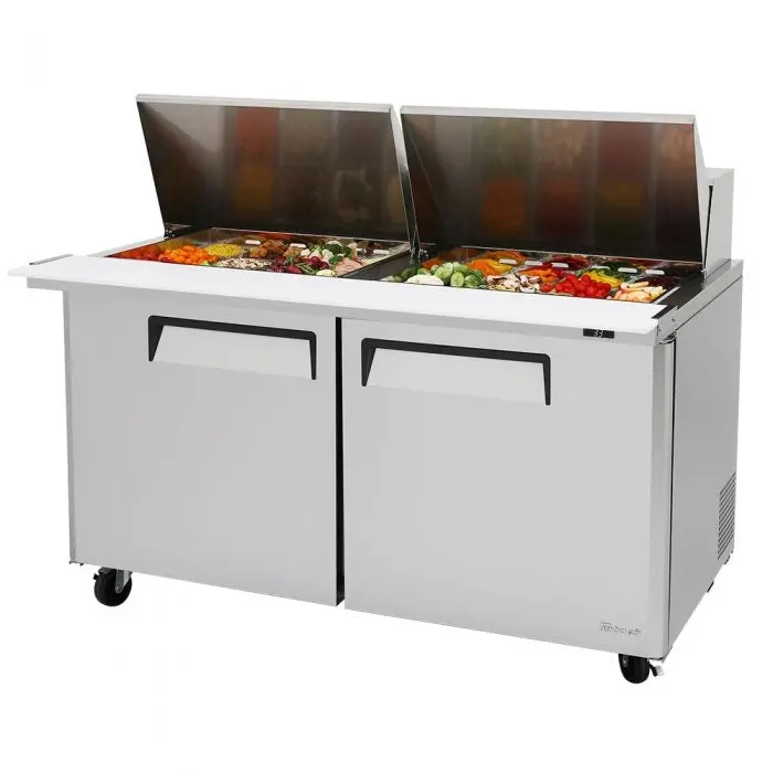 Turbo Air Mst-60-24-N 60" Dual-Door Sandwich & Salad Prep Table – M3 Series 1