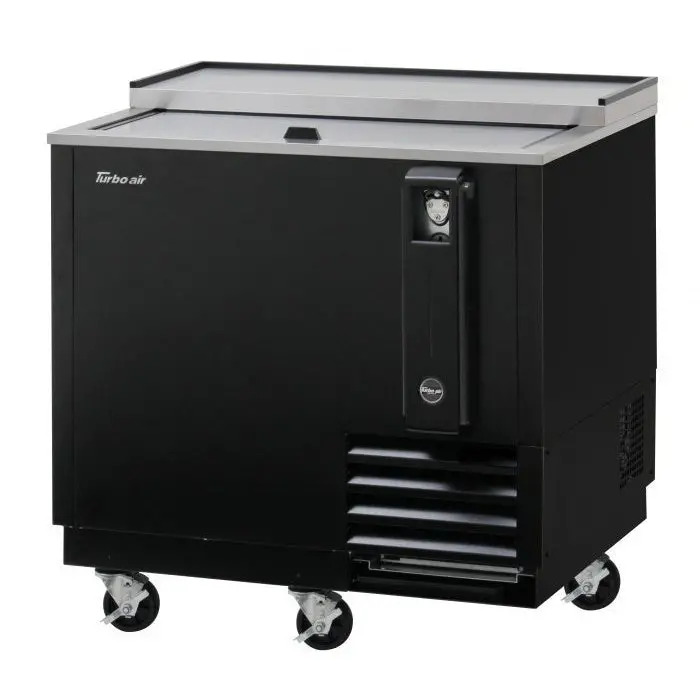 Turbo Air Tbc-36Sb-N6 Super Deluxe Black Bottle Cooler – 36-Inch Capacity 1