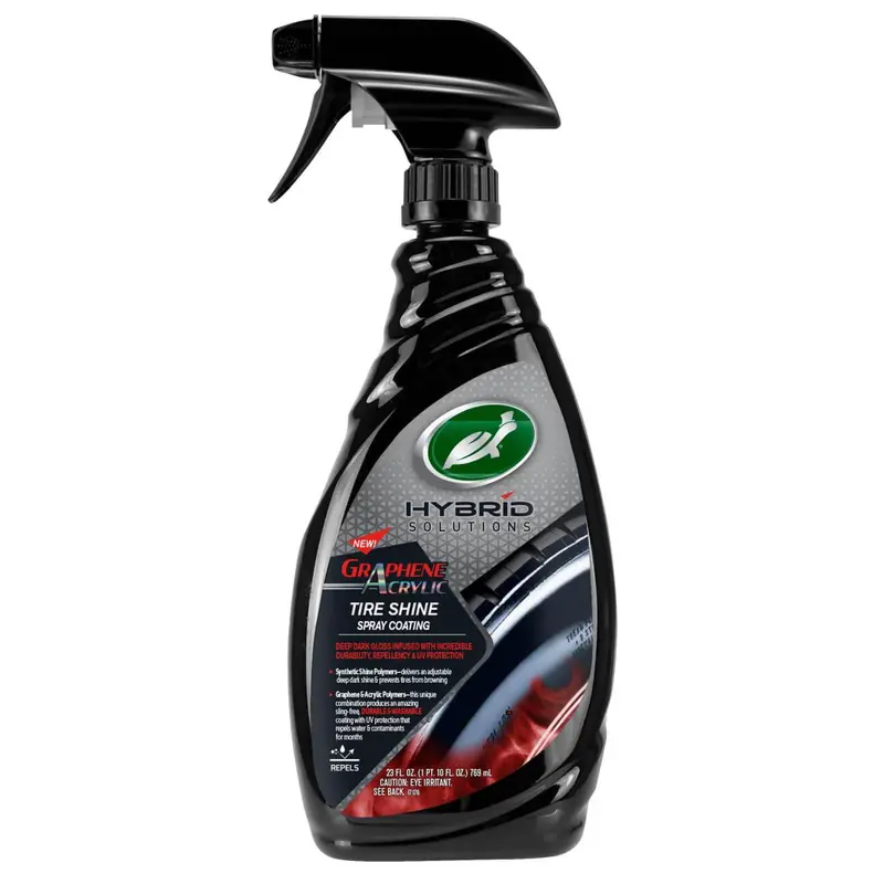 Turtle Hybrid Solutions Graphene Acrylic Tire Shine – 23Oz Long-Lasting Wet Look Finish 1
