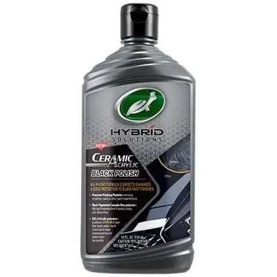 Turtle Wax Hs Ceramic Acrylic Black Polish: Deep-Color Restoration For Dark Finishes (14 Oz) 1