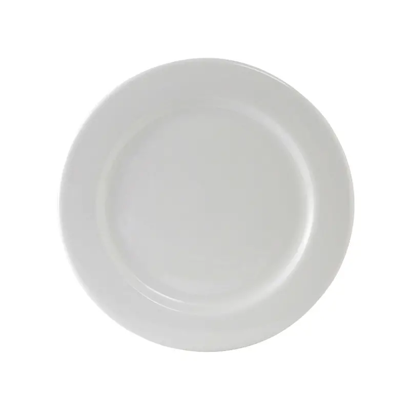 Tuxton Alaska Porcelain Dinner Plate – 12-Inch White, 6-Pack (Model Ala-120) 1