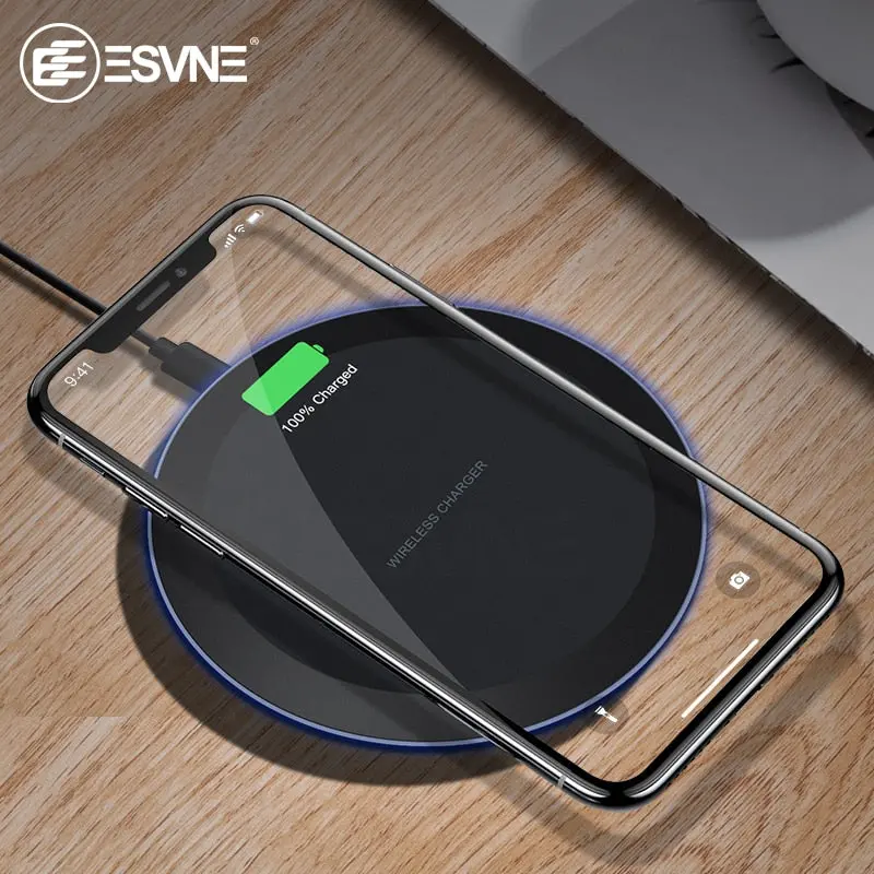 Universal Fast Wireless Charger – Qi-Certified Charging Pad For Iphone & Samsung Devices 1