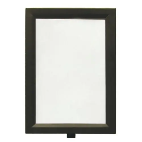 Update International Black Stanchion-Mounted Sign Frame For Top Display (Rs-Sf/Bk) 1