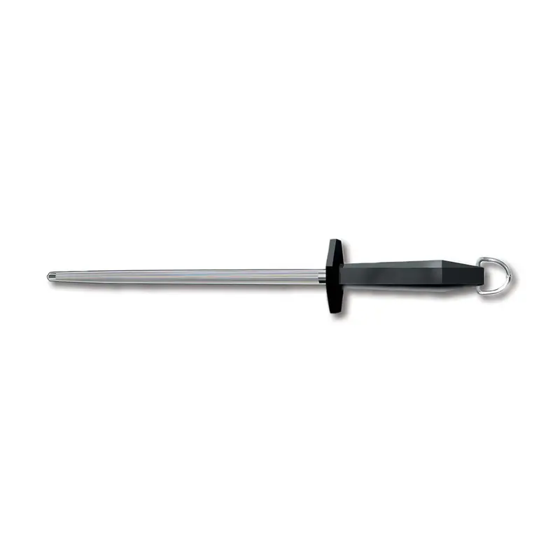 Victorinox 10-Inch Sharpening Steel – Ergonomic Black Handle 1