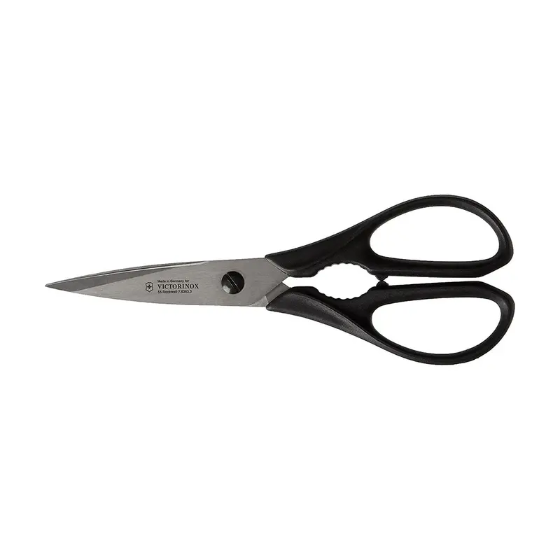 Victorinox 4" Black Household Shears – Precision-Cut Design, Model 7.6363.3-X2 1