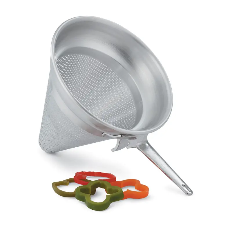 Vollrath 4700 Aluminum China Cap Strainer – 5.5-Quart Capacity 1
