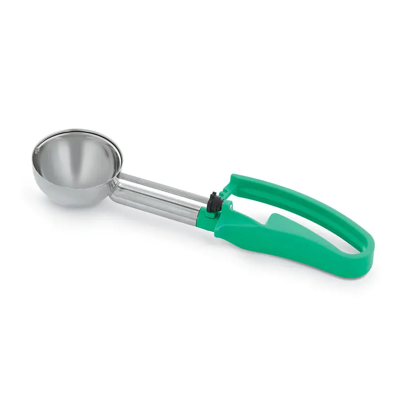 Vollrath 47373 #12 Green Extended-Length Disher (2.8 Oz) 1