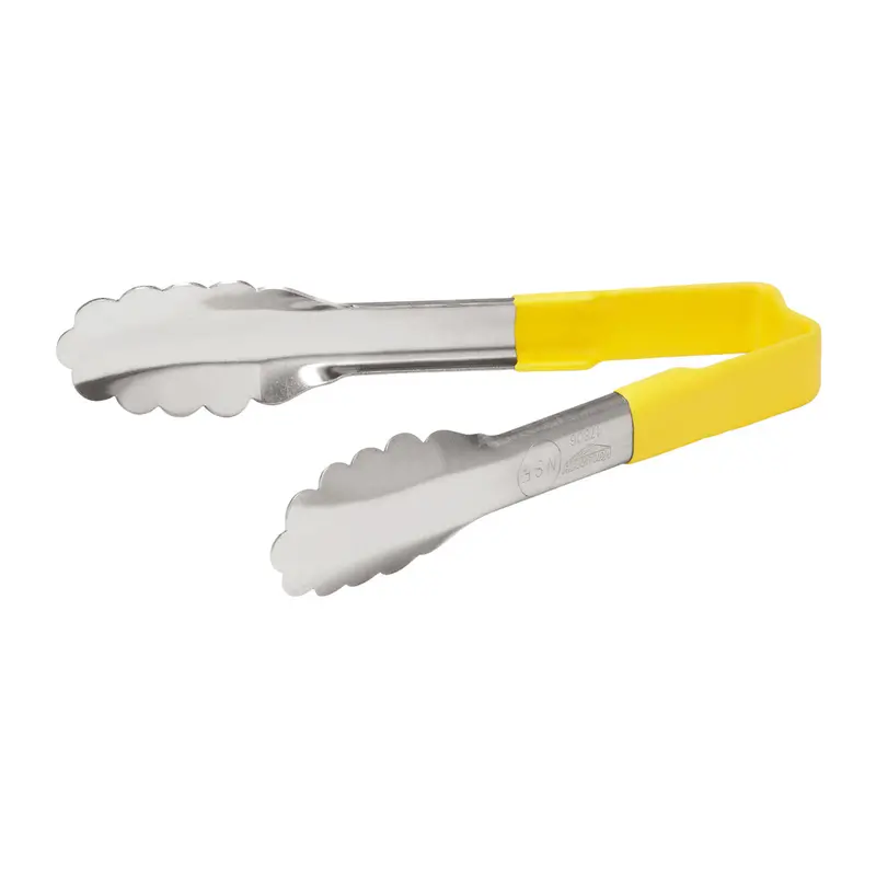 Vollrath 4780650 Kool-Touch One-Piece Tong – Yellow, 6" 1