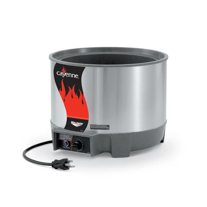 Vollrath 72021 Hs-11 Round Heat'N Serve Food Warmer With Holding Tray 1