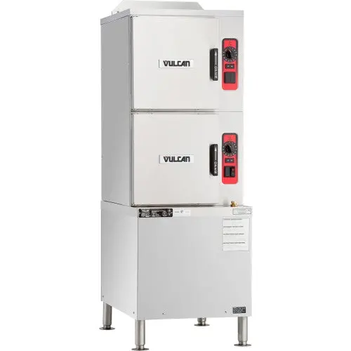Vulcan C24Ga6 Gas Convection Steamer — 2 Compartments, Holds 6 Full-Size Pans 1