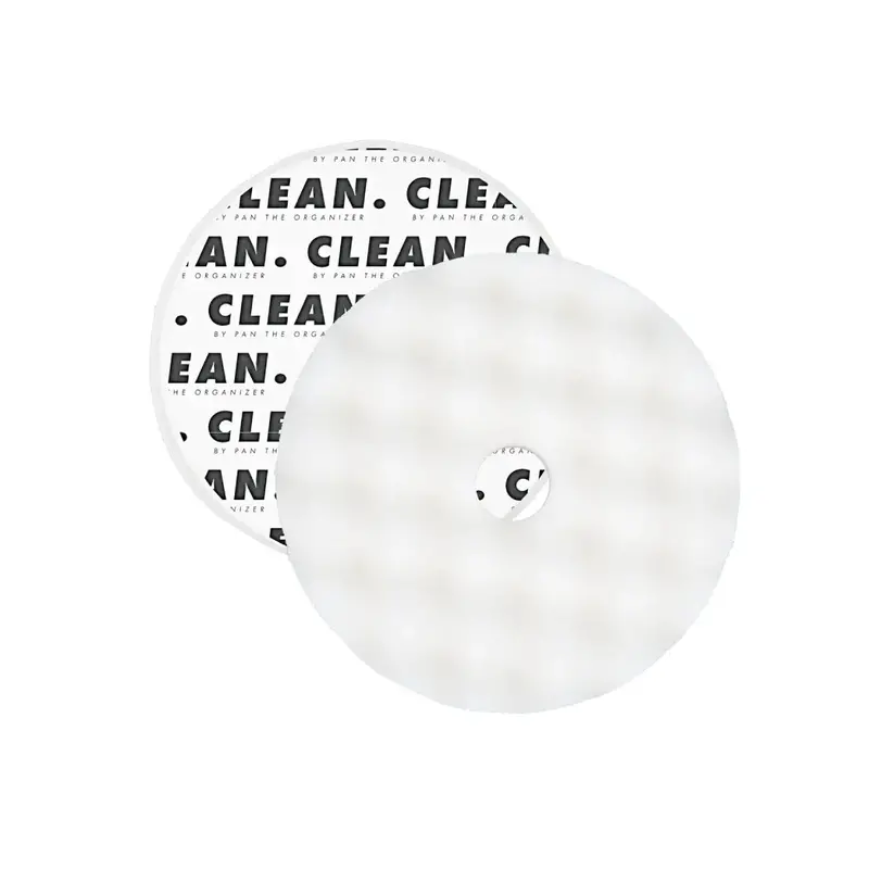 Waffle-Weave White Finishing Pad For Swirl-Free Polishing – Clean Series 1
