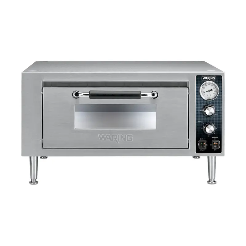 Waring Wpo500 Single-Deck Countertop Pizza Oven – 120V, 1800W Commercial-Grade Baking Unit 1